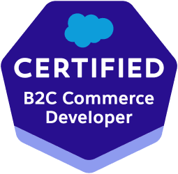 salesforce certified b2c commerce cloud developer